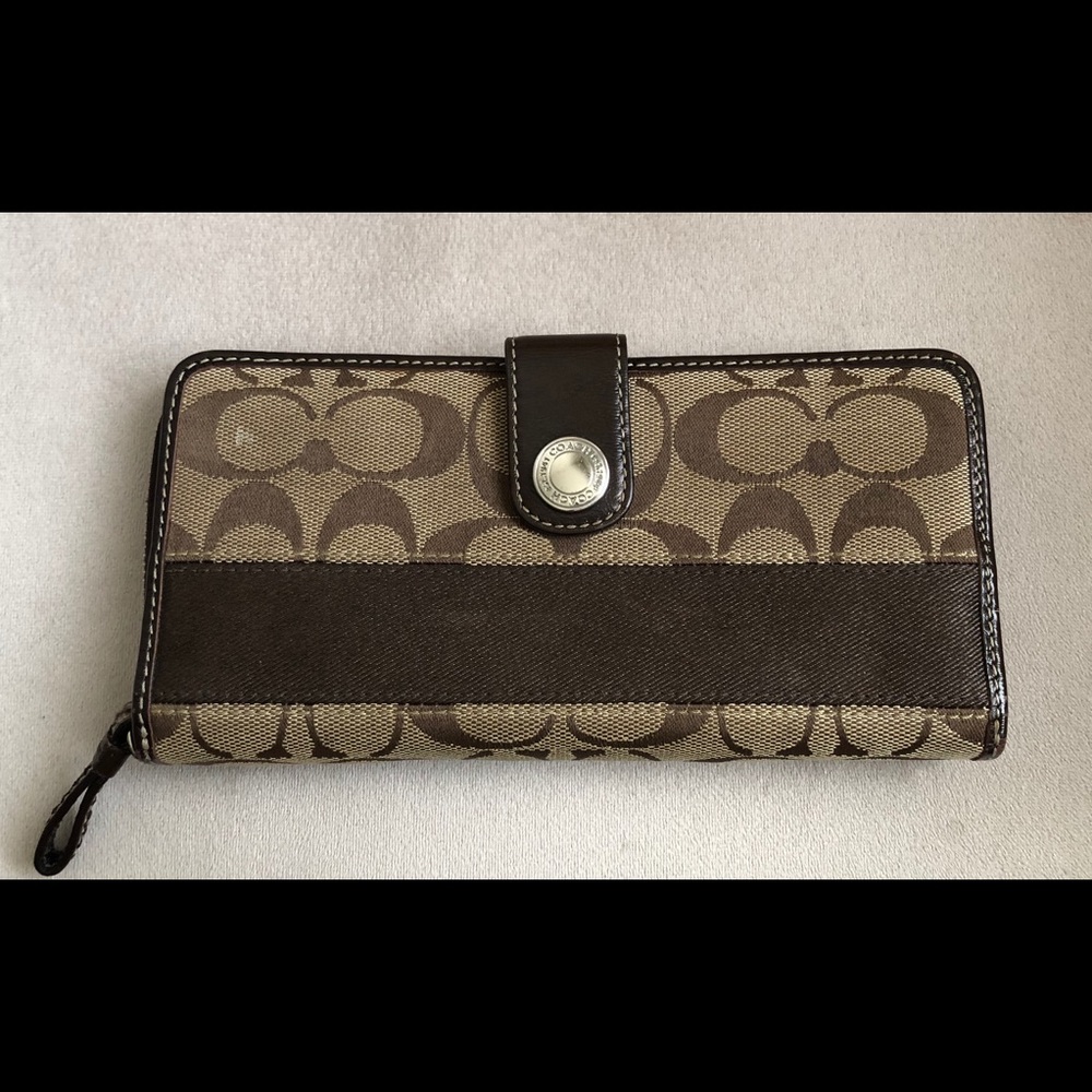 Brown Coach wallet